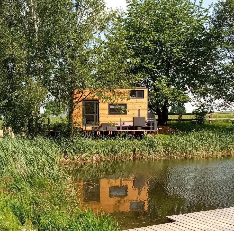 Tinyhousebeidresden 1 - Direkt Am Naturteich - Naehe Saechsische Schweiz, Dresden Grossharthau Ngoại thất bức ảnh